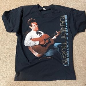 Randy Travis "Heroes & Friends" 1991 Tour T-Shirt
